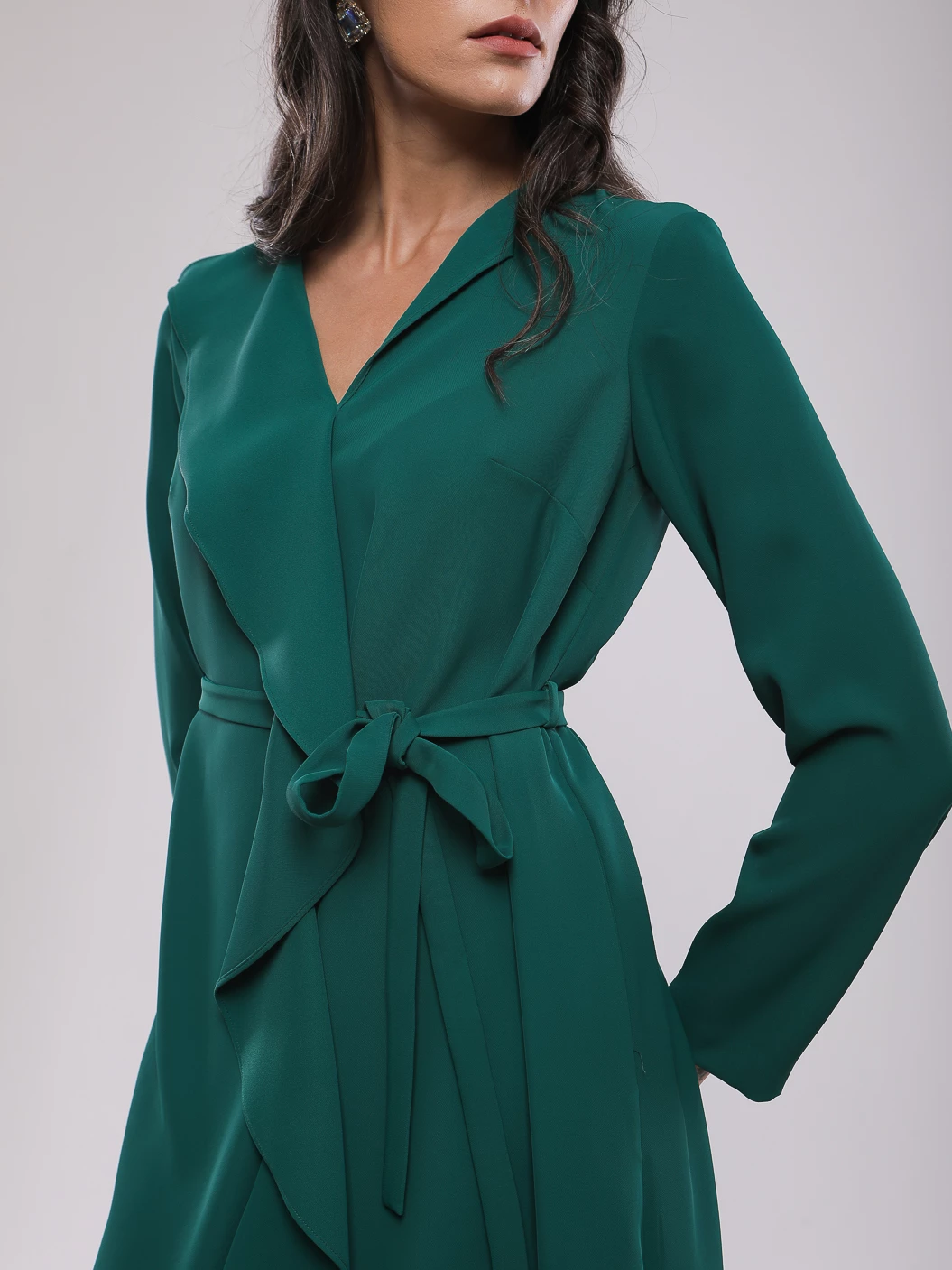 ROBE COURTE A VOLANT