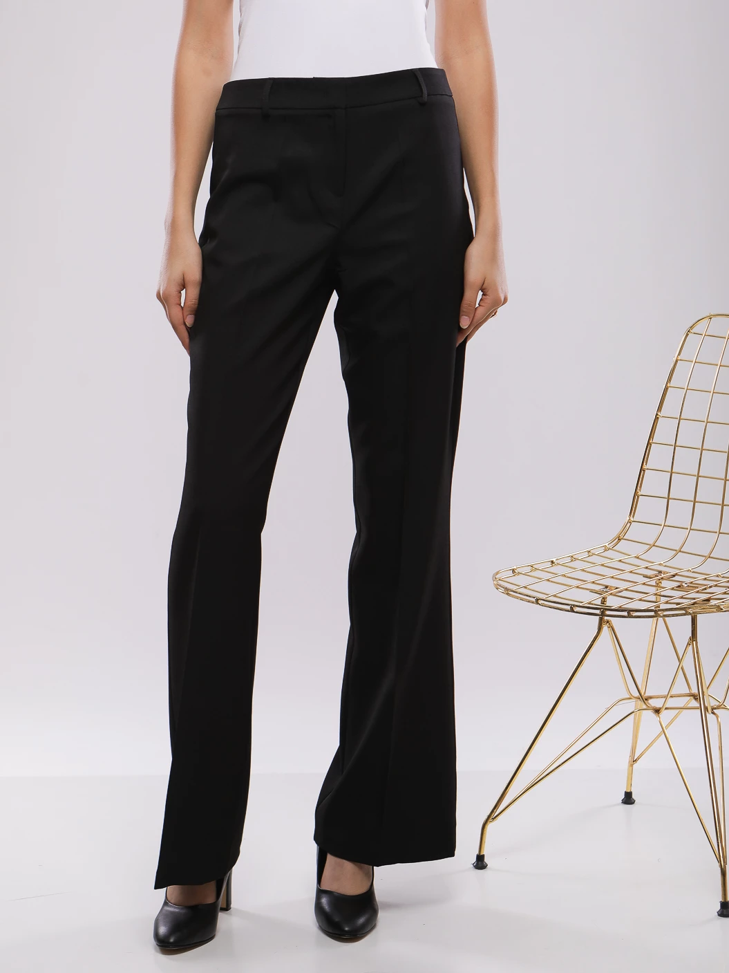 PANTALON FLARE TAILLE HAUTE
