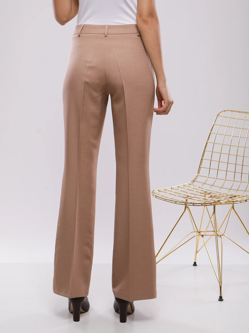 PANTALON FLARE TAILLE HAUTE