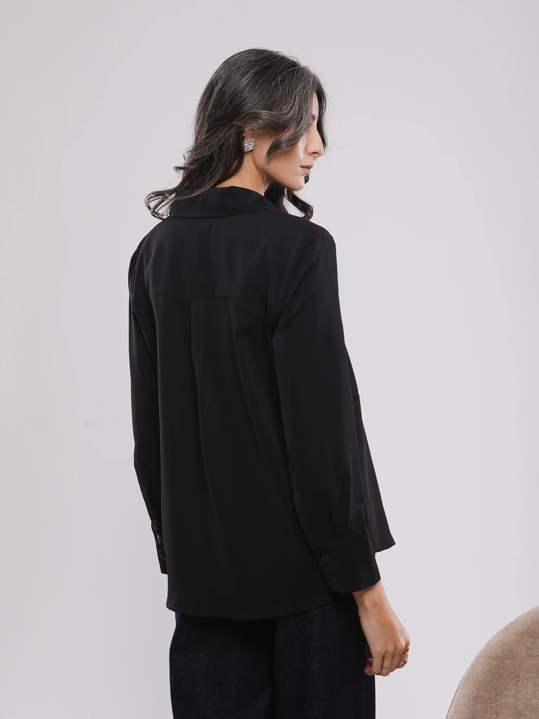 CHEMISE FLUIDE A MANCHES LONGUES