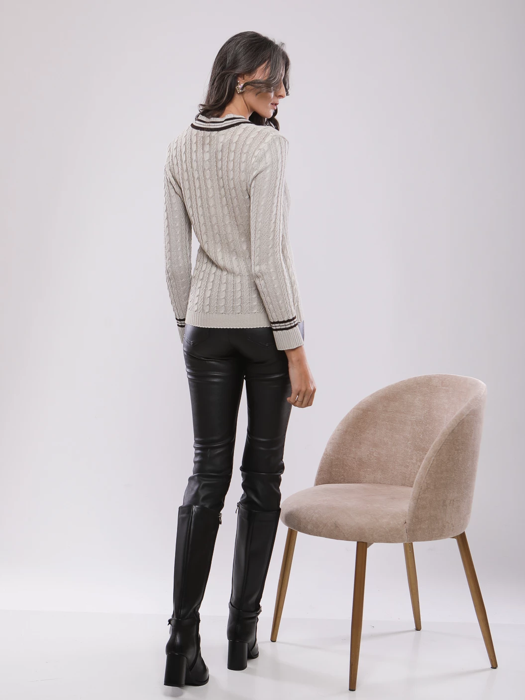 PULL EN MAILLE TORSADEE