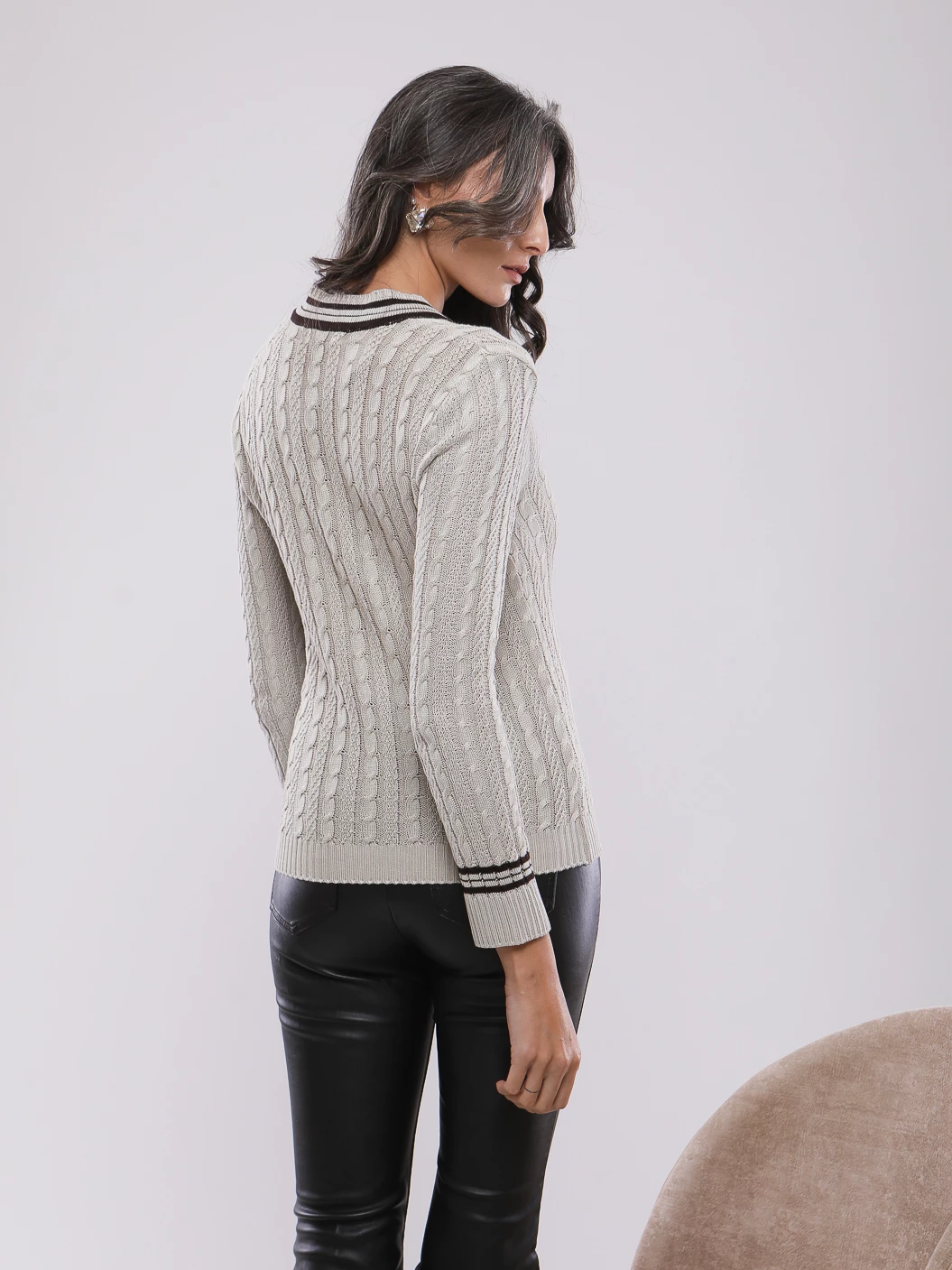 PULL EN MAILLE TORSADEE