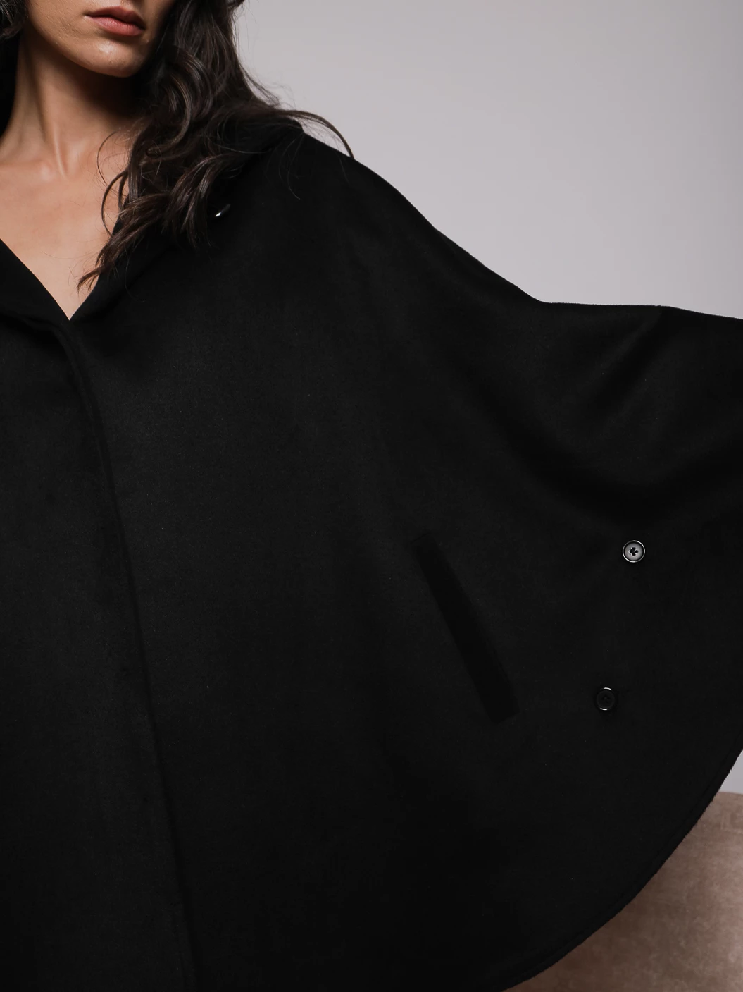 PONCHO A CAPUCHE LONG