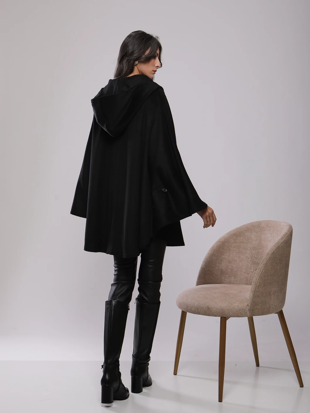 PONCHO A CAPUCHE LONG