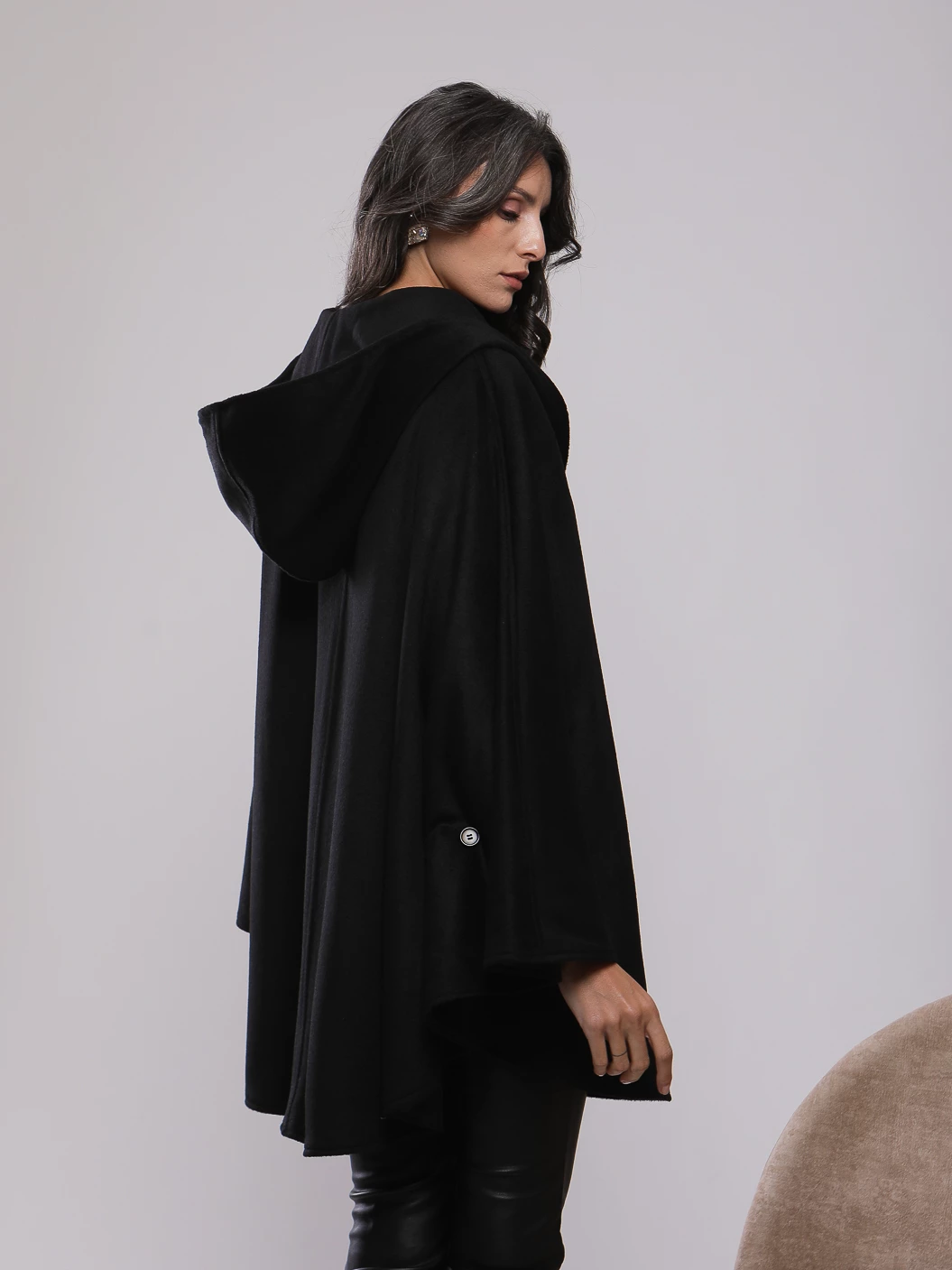 PONCHO A CAPUCHE LONG