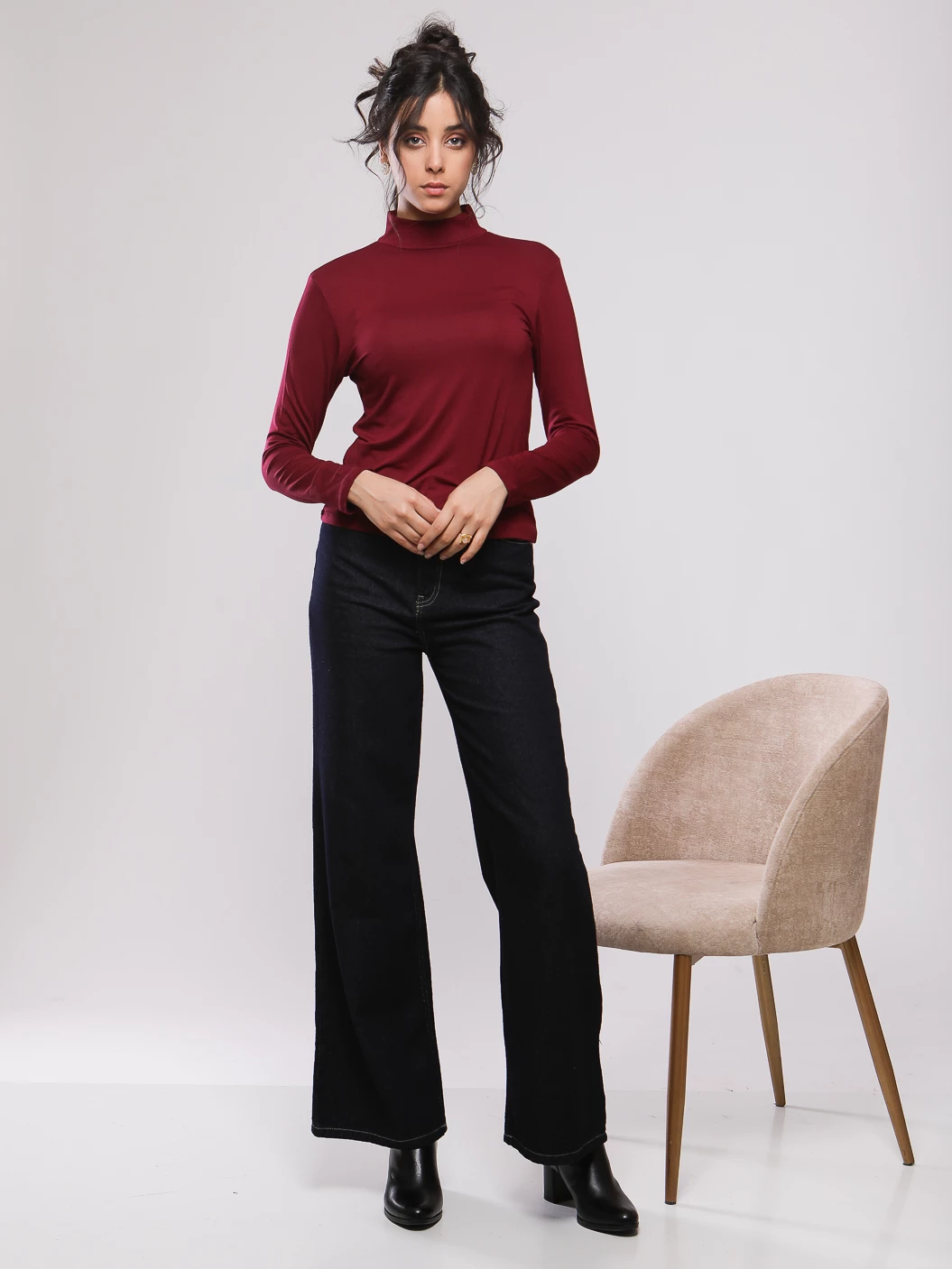 SOUS-PULL BASIQUE COL MONTANT