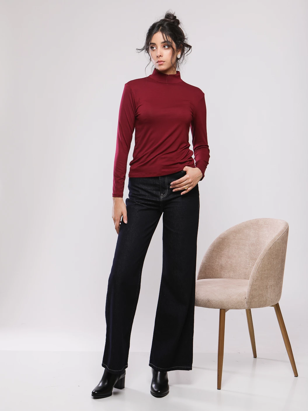 SOUS-PULL BASIQUE COL MONTANT