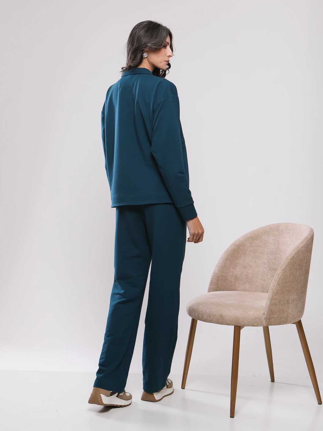 ENSEMBLE SWEAT COL MONTANT ZIPPÉ