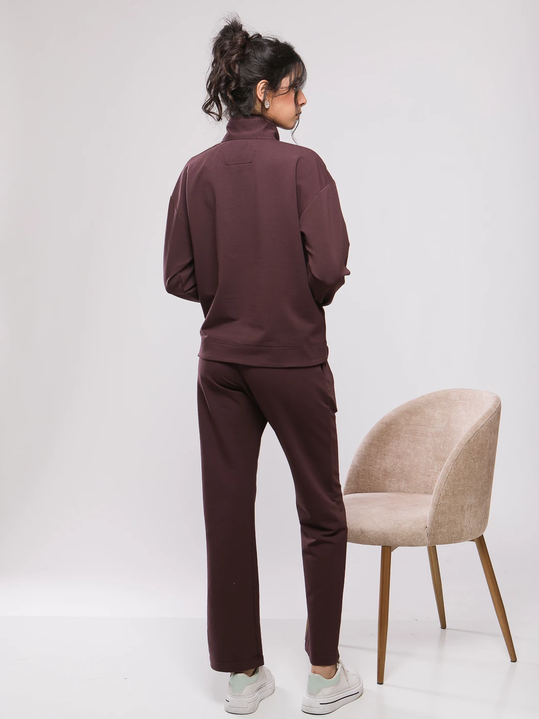 ENSEMBLE SWEAT COL MONTANT ZIPPÉ