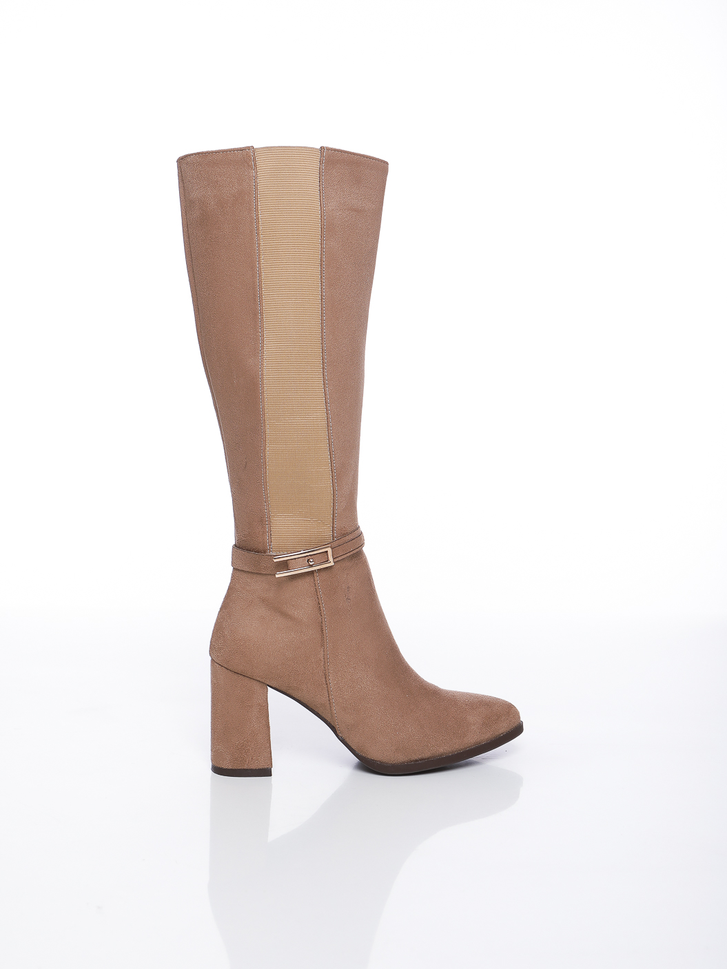 BOTTES HAUTES A TALON LARGE