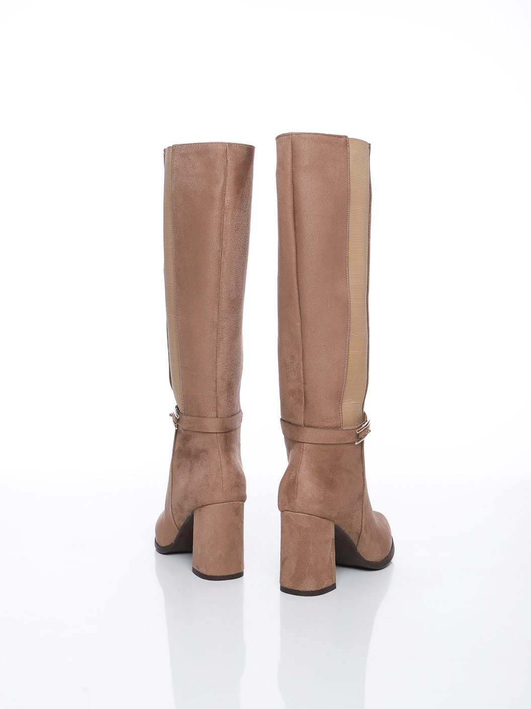 BOTTES HAUTES A TALON LARGE