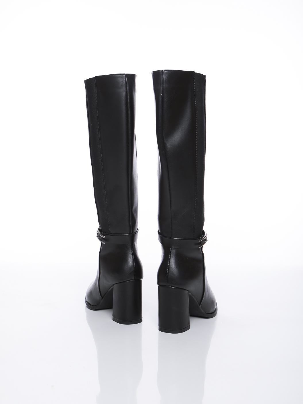 BOTTES HAUTES A TALON LARGE