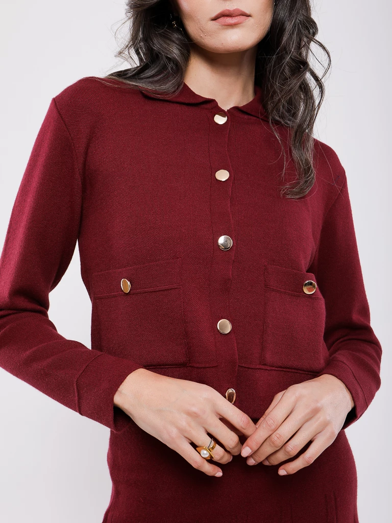 SET EN MAILLE JUPE COURTE