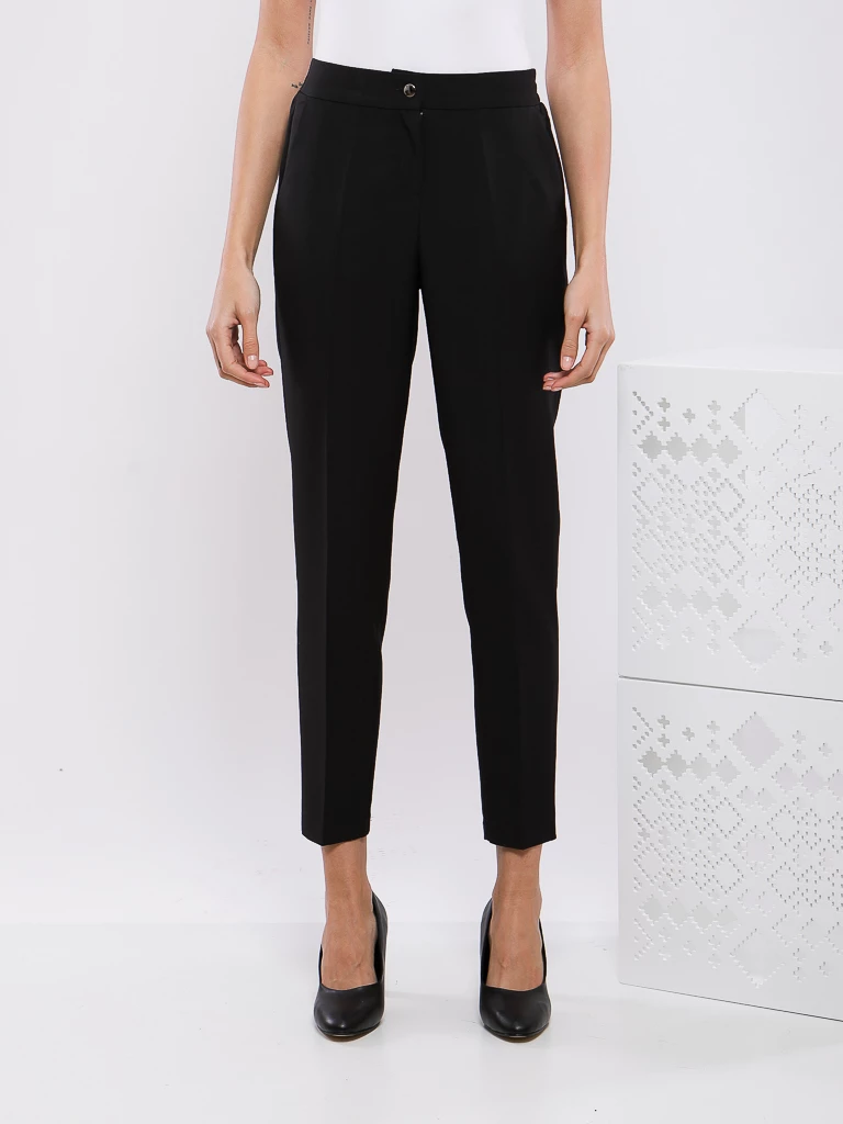 PANTALON EVASE A TAILLE HAUTE