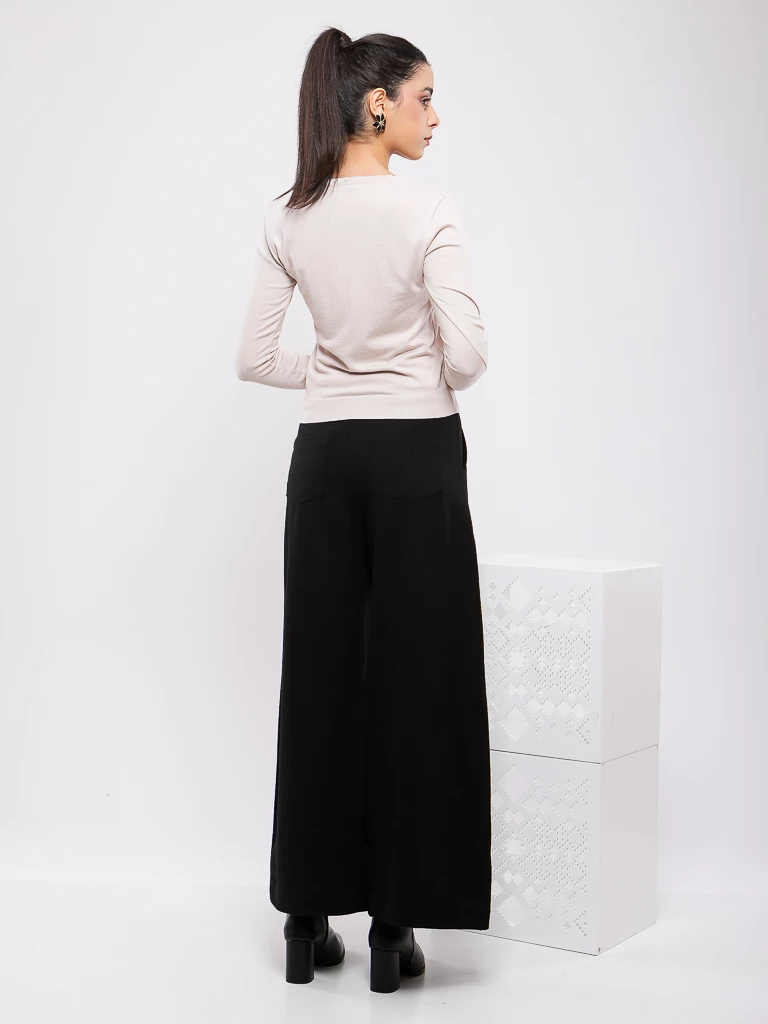 PANTALON LARGE TAILLE ELASTIQUE