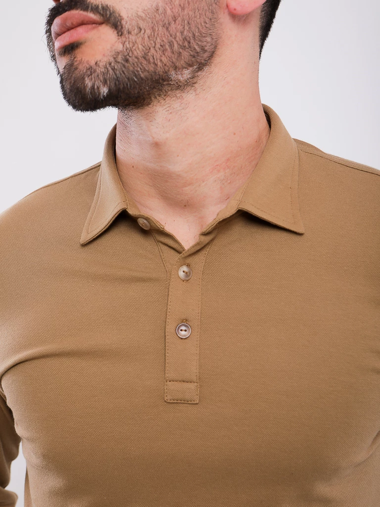 POLO MANCHES LONGUES COL CLASSIQUE