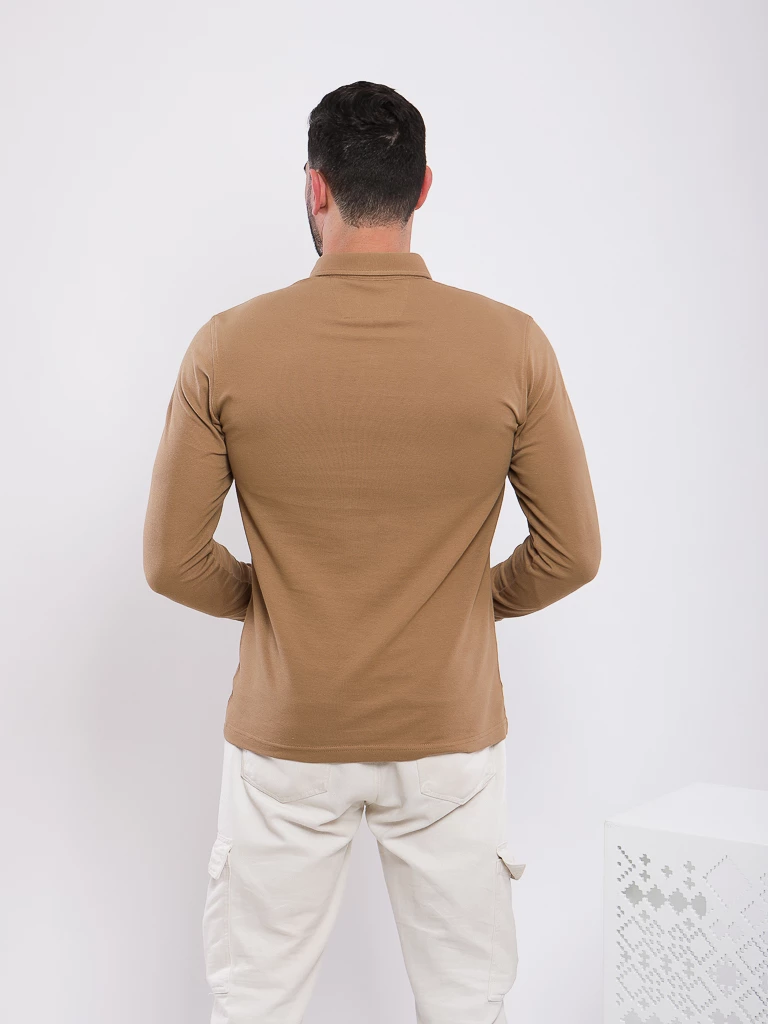 POLO MANCHES LONGUES COL CLASSIQUE