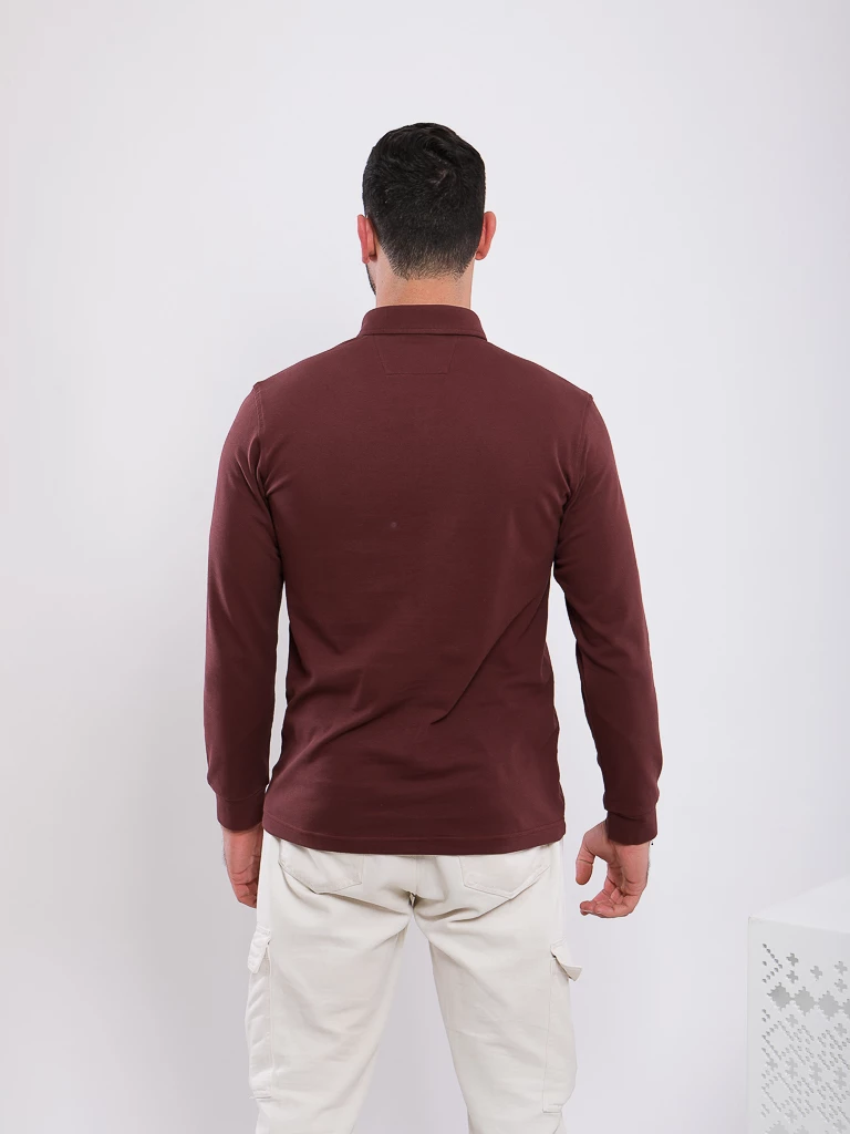 POLO MANCHES LONGUES COL CLASSIQUE