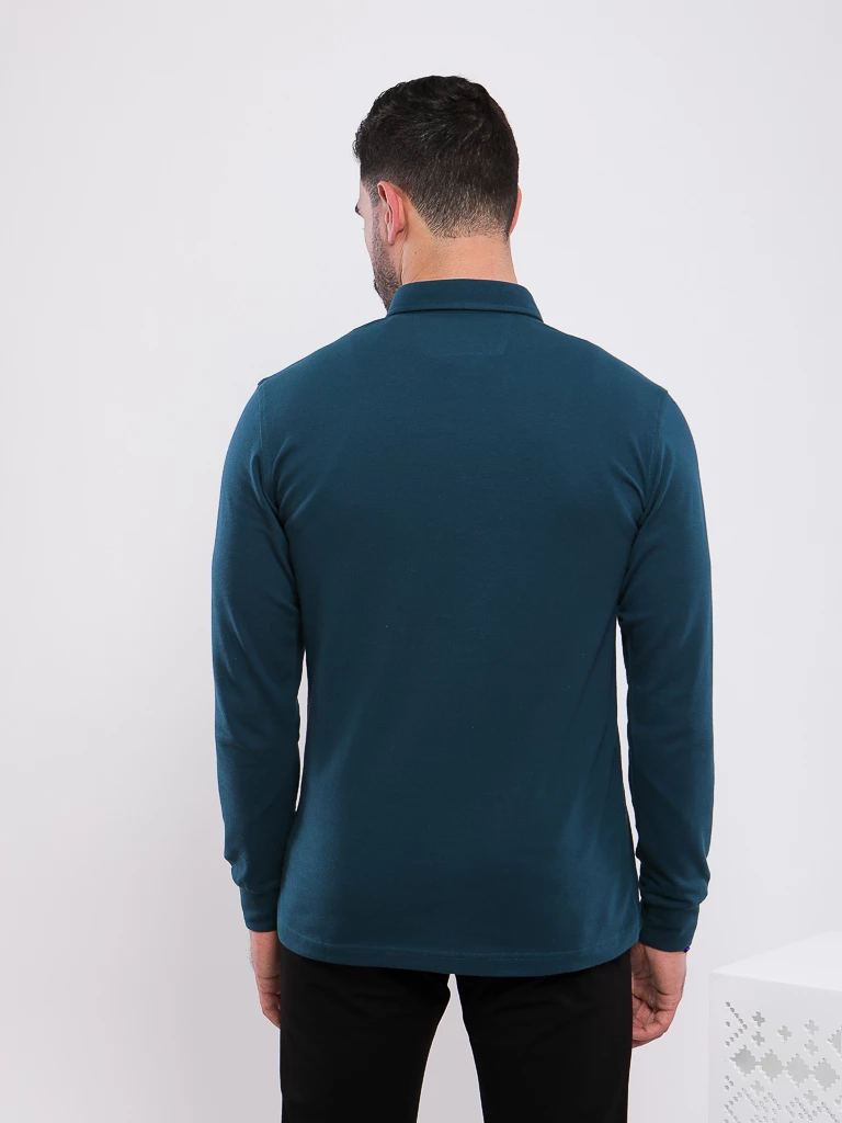 POLO MANCHES LONGUES COL CLASSIQUE