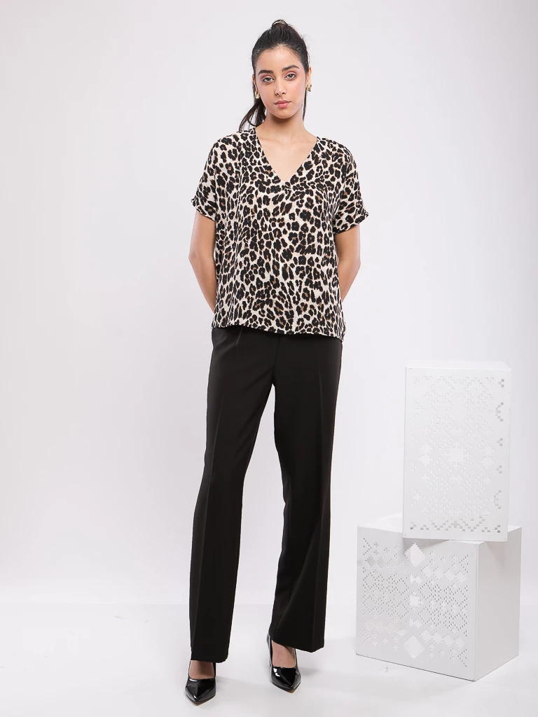 PANTALON DE TAILLEUR DROIT TAILLE HAUTE