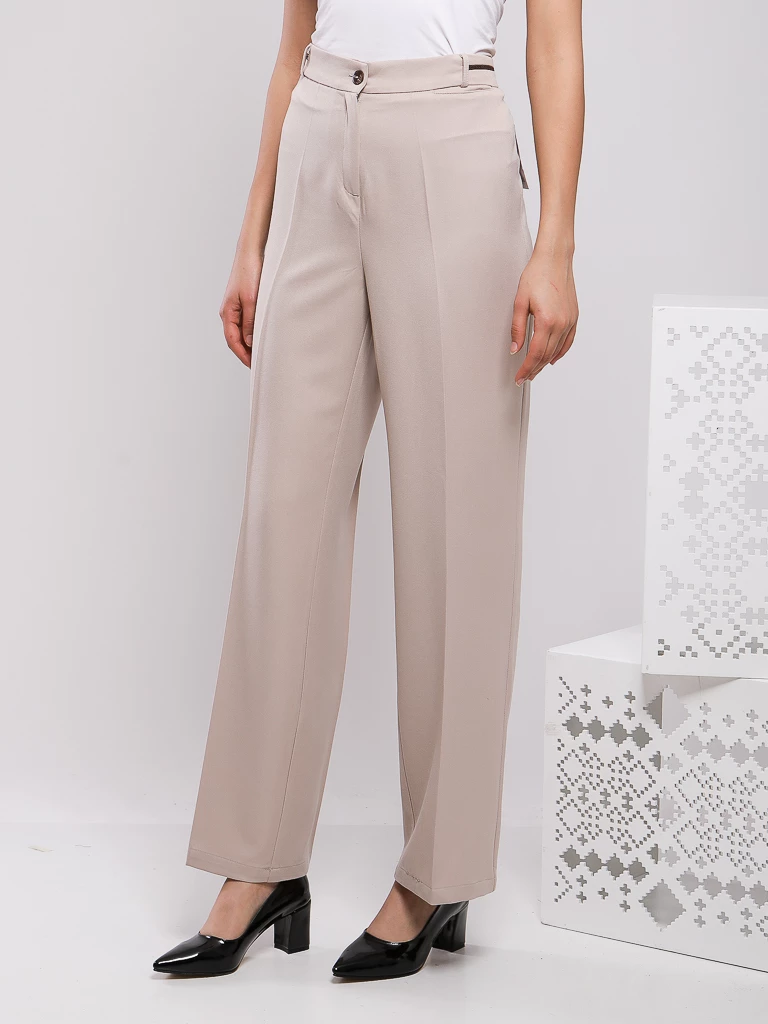 PANTALON DE TAILLEUR DROIT TAILLE HAUTE