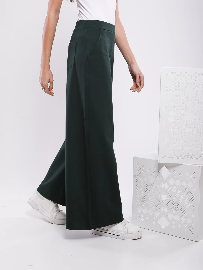 PANTALON LARGE TAILLE ELASTIQUE