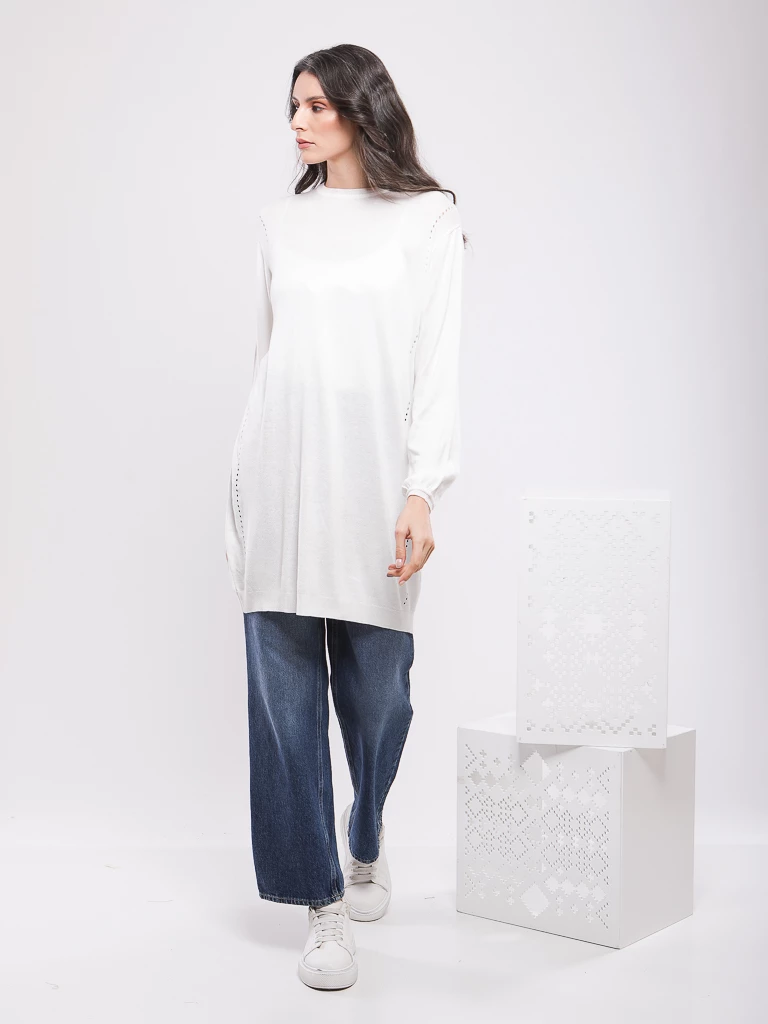 PULL VISCOSE COUPE DÉCONTRACTÉE