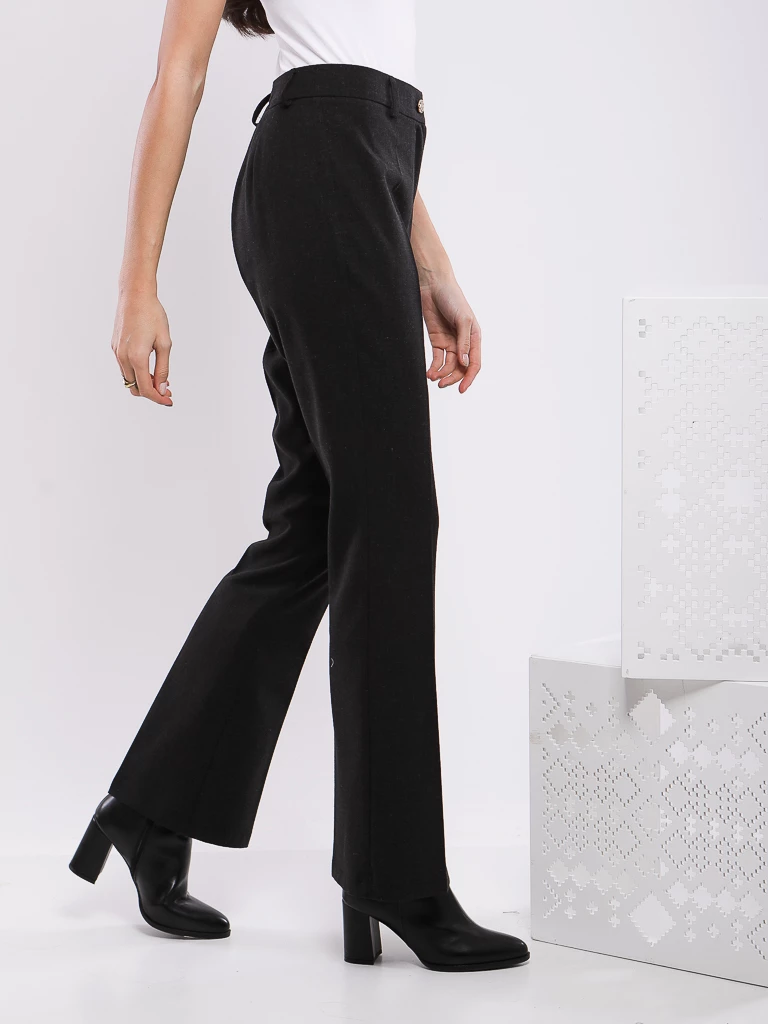 PANTALON EVASE TAILLE HAUTE