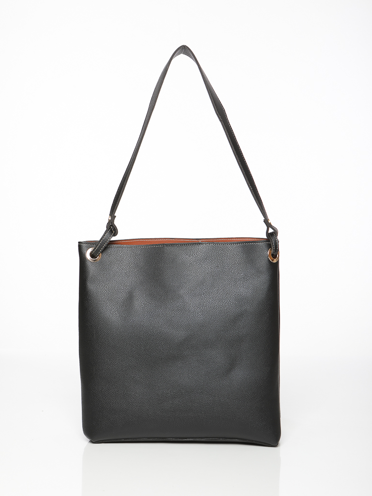 SAC BANDOULIÈRE AVEC DOUBLURE CONTRASTANTE