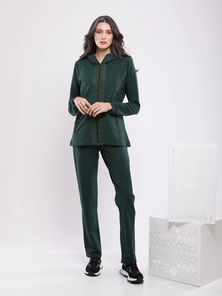 JOGGING HAUT CARDIGAN A CAPUCHE