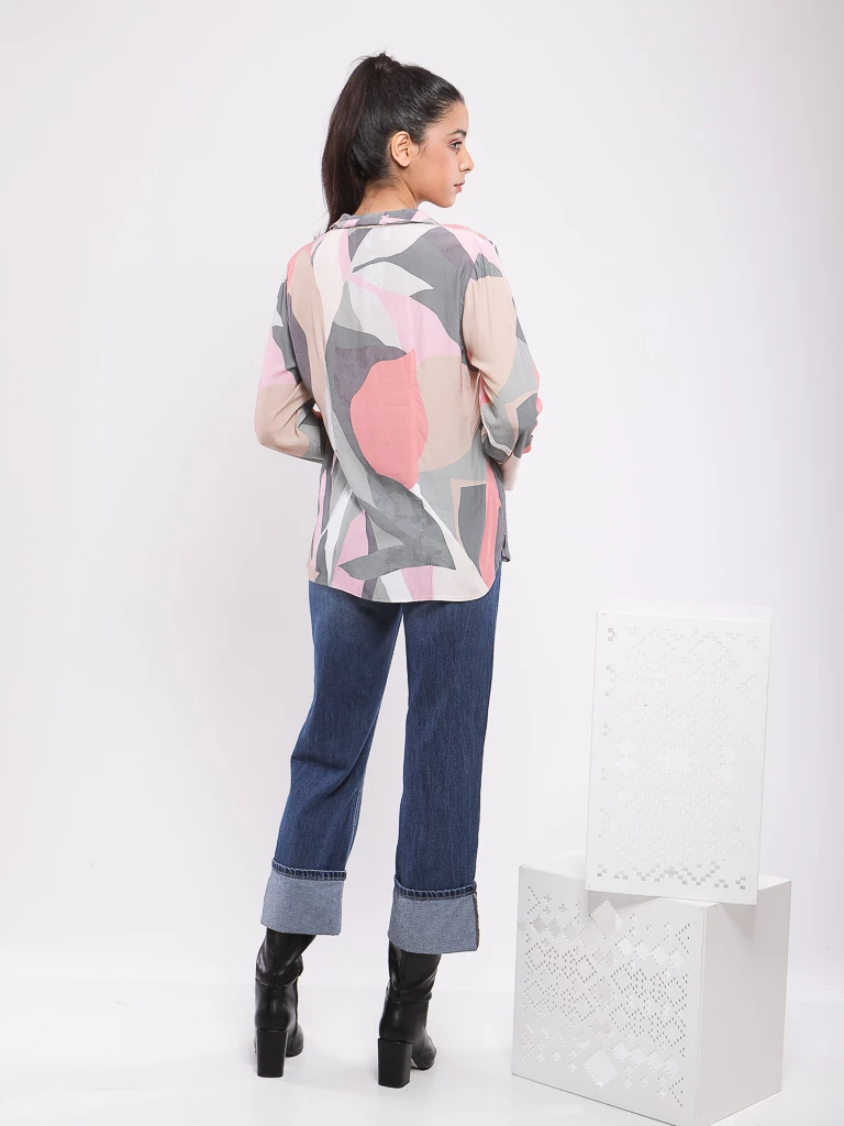 CHEMISE MULTICO COUPE FLUIDE