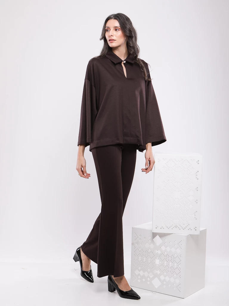 PANTALON MI HAUTE, PATTE D'ELEPHANT