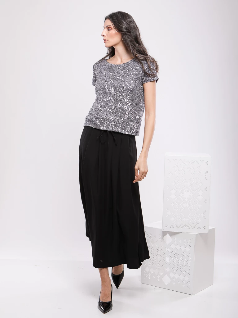 TUNIQUE DEMI-MANCHES A PAILLETTES