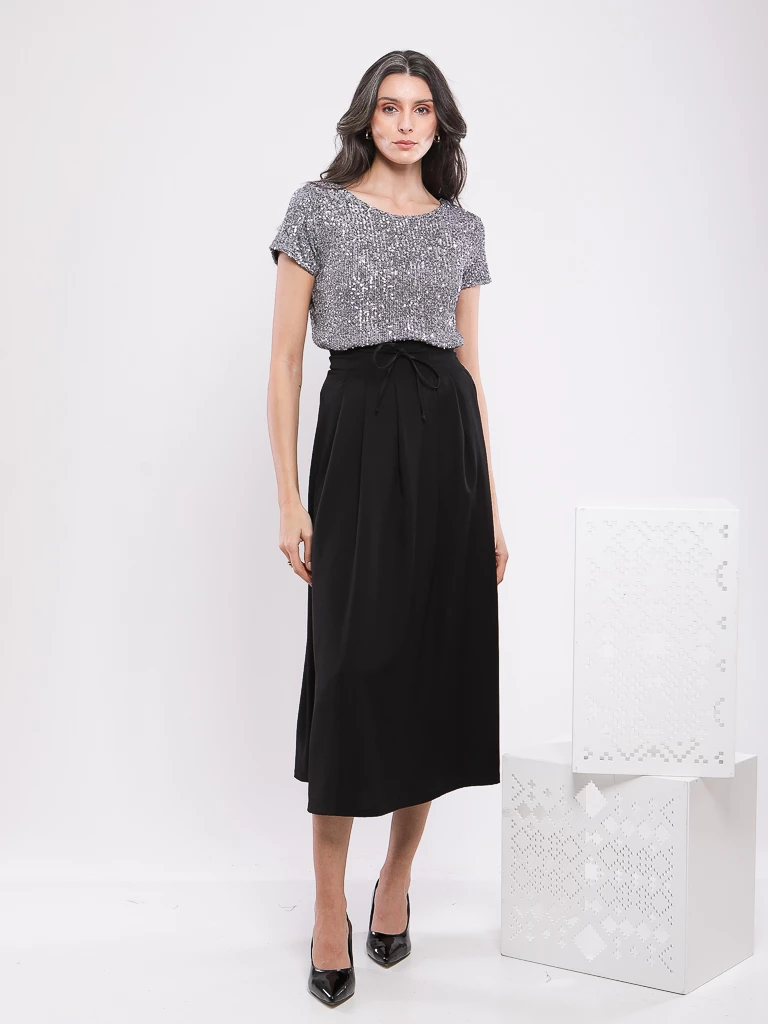 TUNIQUE DEMI-MANCHES A PAILLETTES