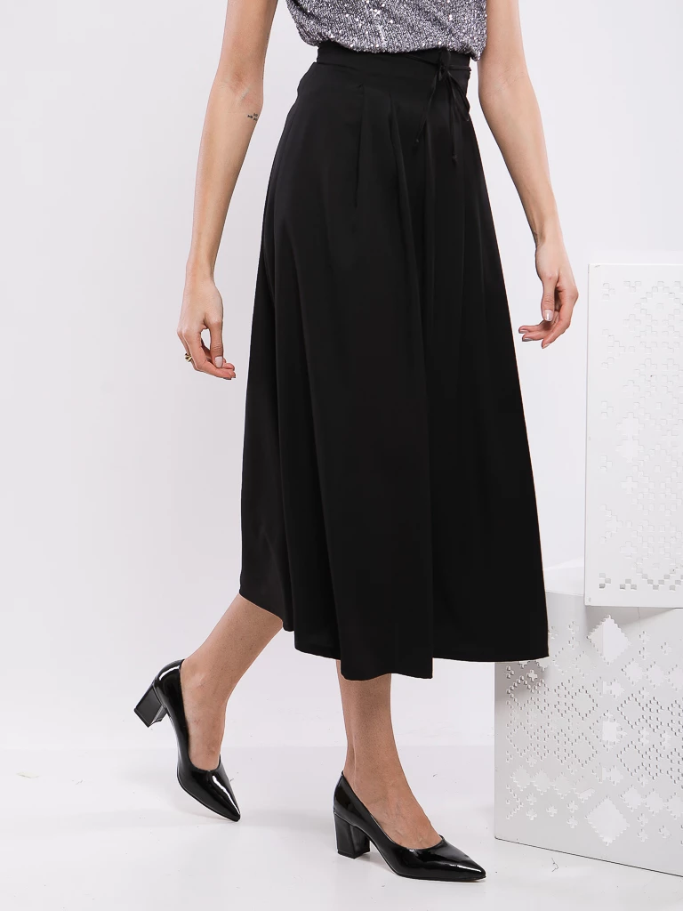 JUPE LONGUE FLUIDE A TAILLE ELASTIQUE