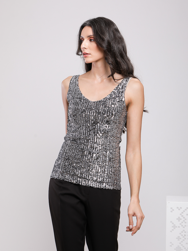 DEBARDEUR A PAILLETTES