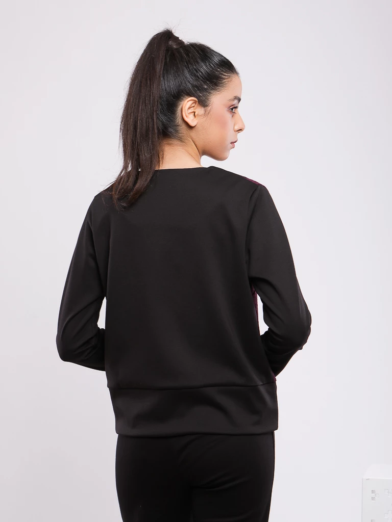 BLOUSE MANCHES LONGUES AVEC DENTELLE