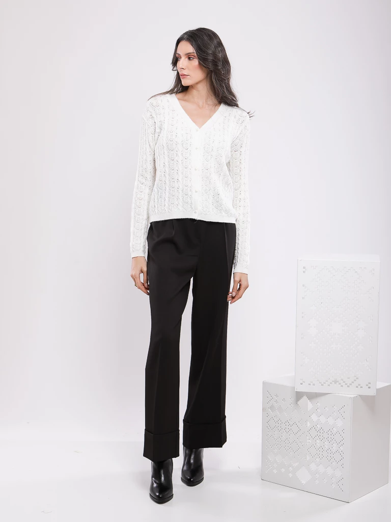 PANTALON LARGE TAILLE HAUTE