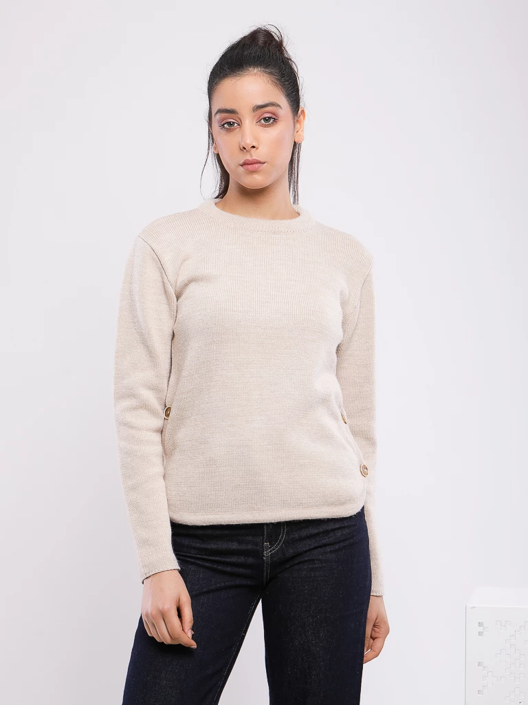 PULL EN MAILLE MANCHES LONGUES