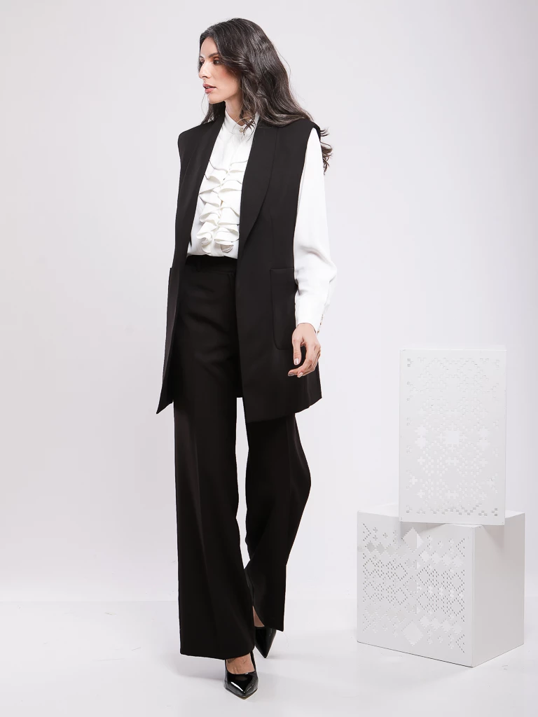 PANTALON LARGE TAILLE HAUTE