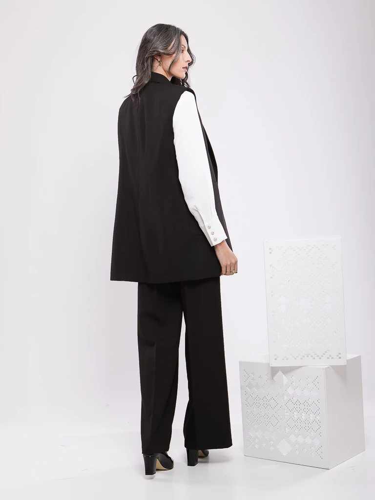 PANTALON LARGE TAILLE HAUTE