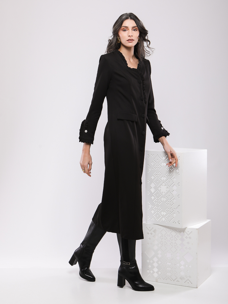 ROBE LONGUE A BOUTONS