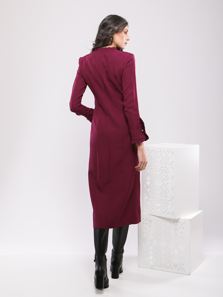 ROBE LONGUE A BOUTONS