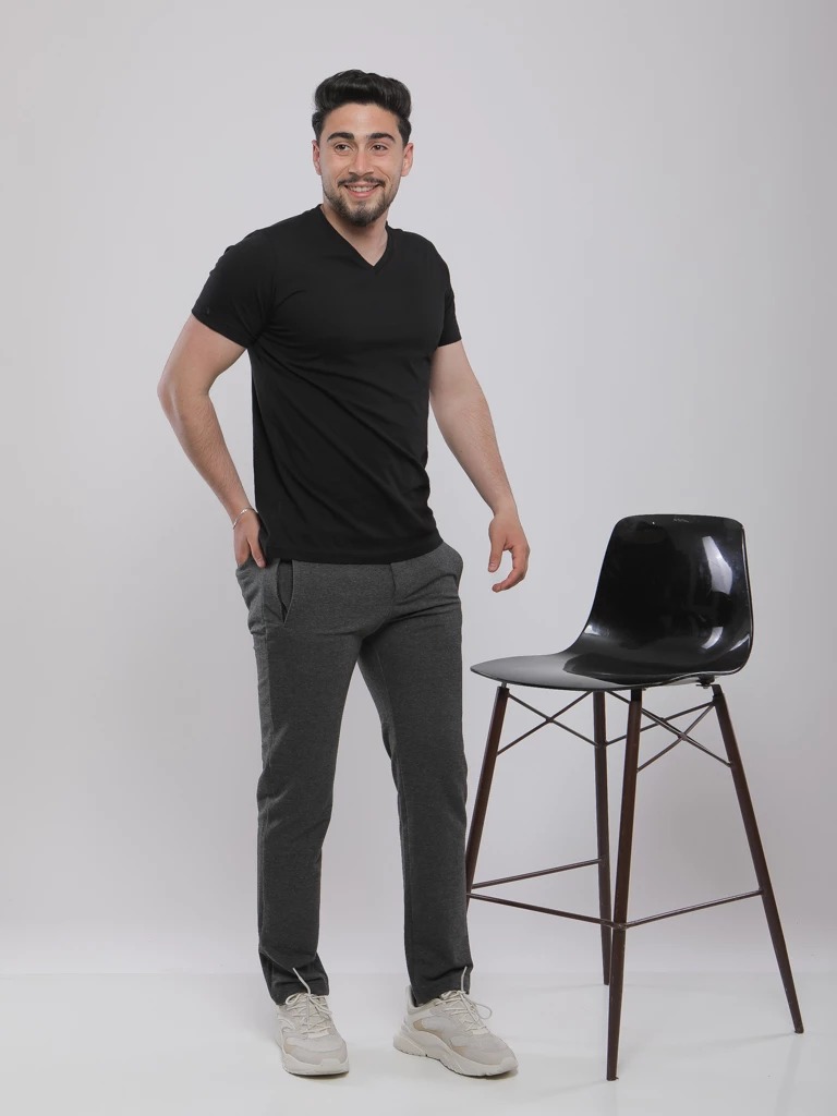PANTALON COUPE CLASSIQUE AVEC DEUX POCHES