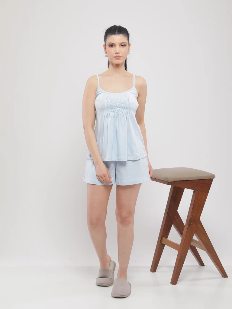 PYJAMA-SHORT A BRETELLES