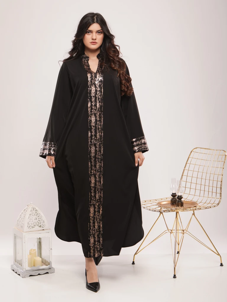 ROBE JEBBA A FINITIONS SCINTILLANTES