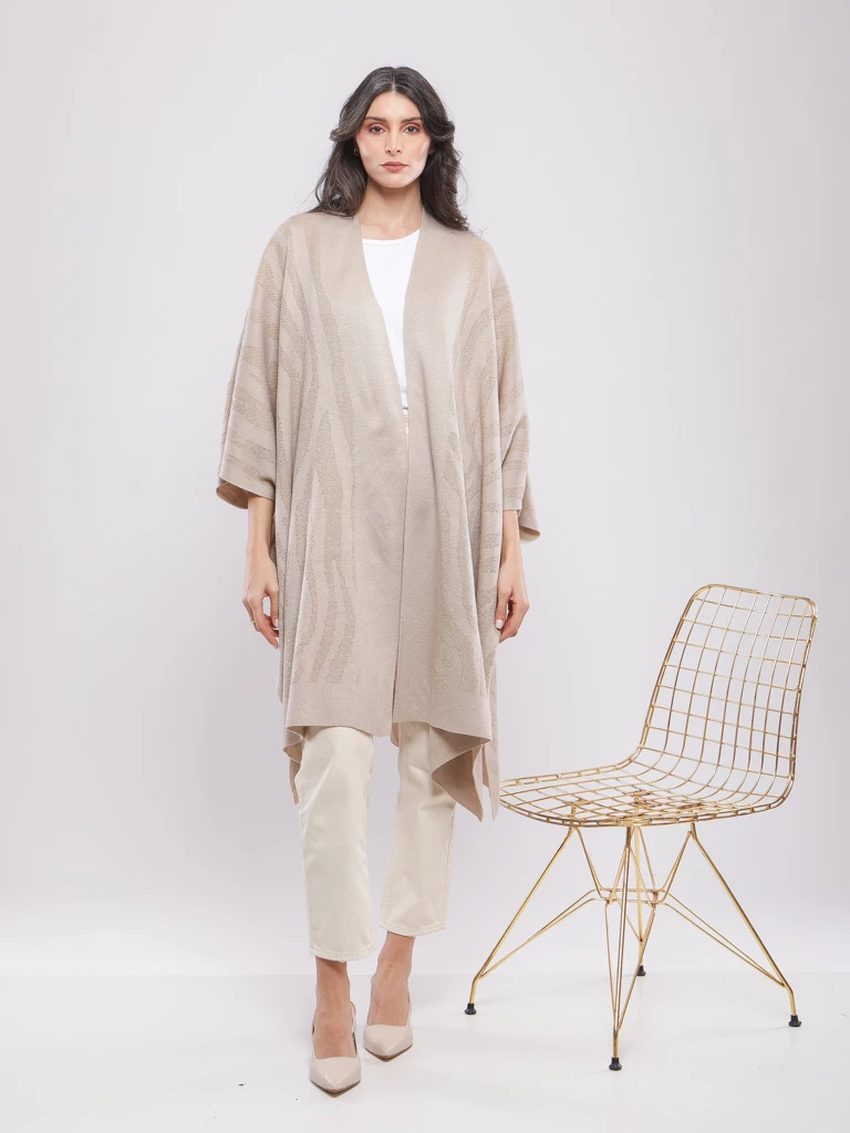 PONCHO IMPRIME ANIMALIER