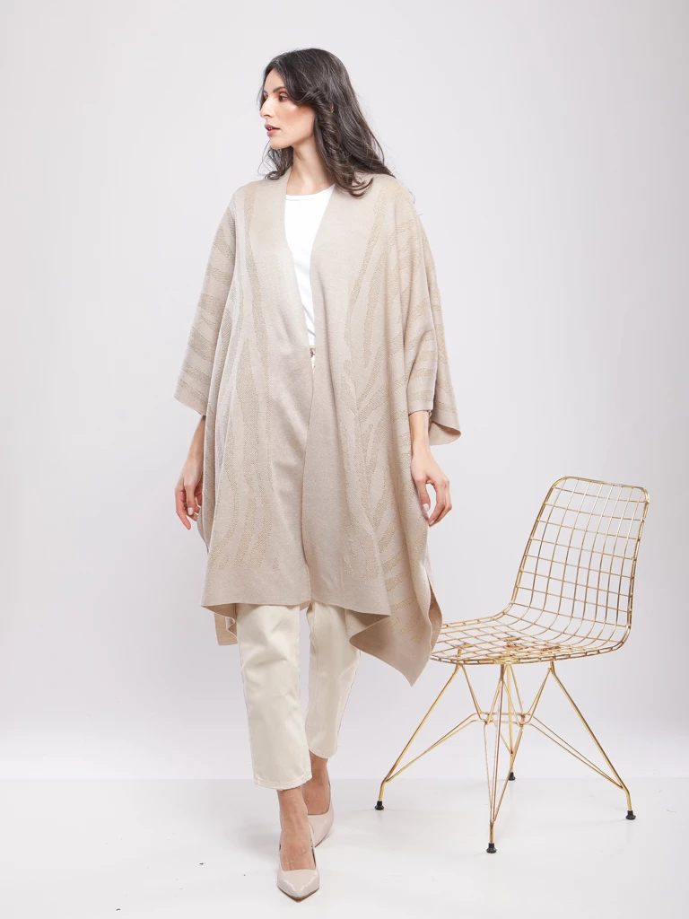 PONCHO IMPRIME ANIMALIER