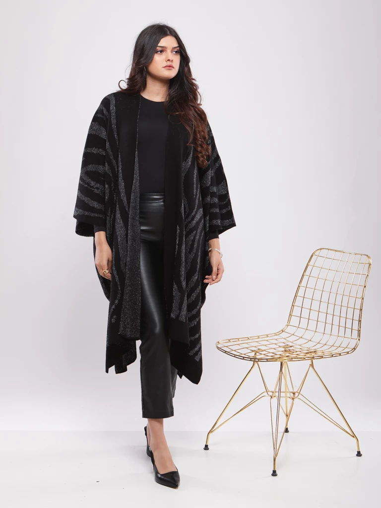 PONCHO IMPRIME ANIMALIER