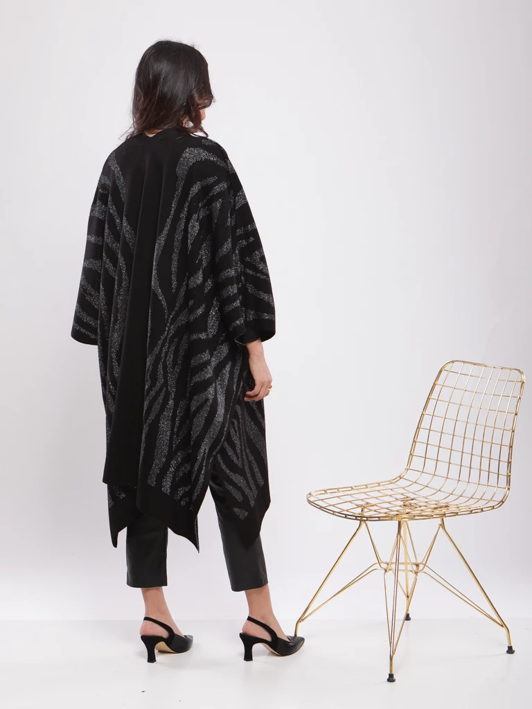 PONCHO IMPRIME ANIMALIER